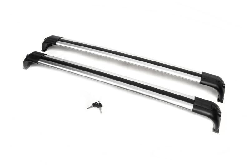 Купить Перемычки на оригинальные рейлинги (2 шт) Черные для Land Rover Discovery IV