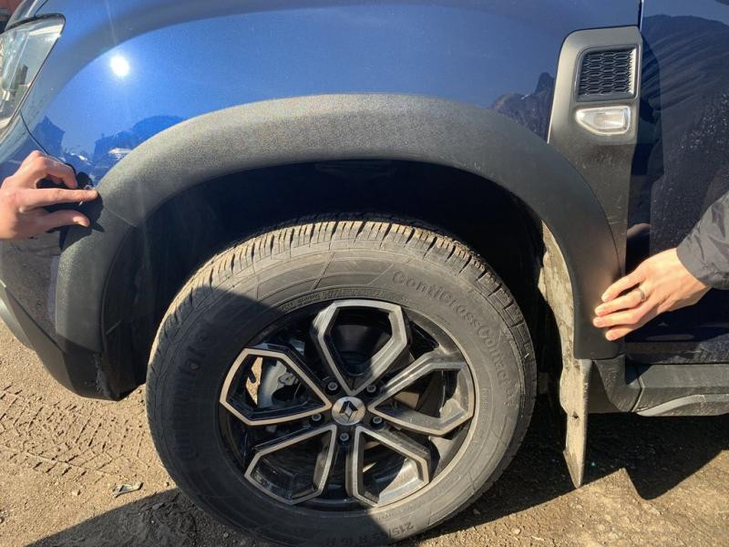 Купити Розширювачі арок широкі (8 шт, ABS) DDU - Україна для Renault Duster 2018-2024 рр