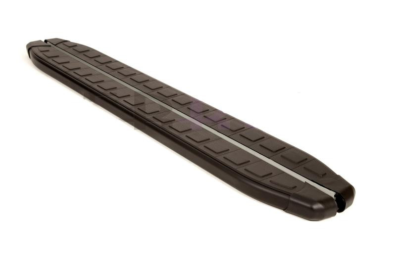 Купити Бокові пороги Fullmond Black (2 шт, алюм) для Volkswagen Touareg 2010-2018 рр