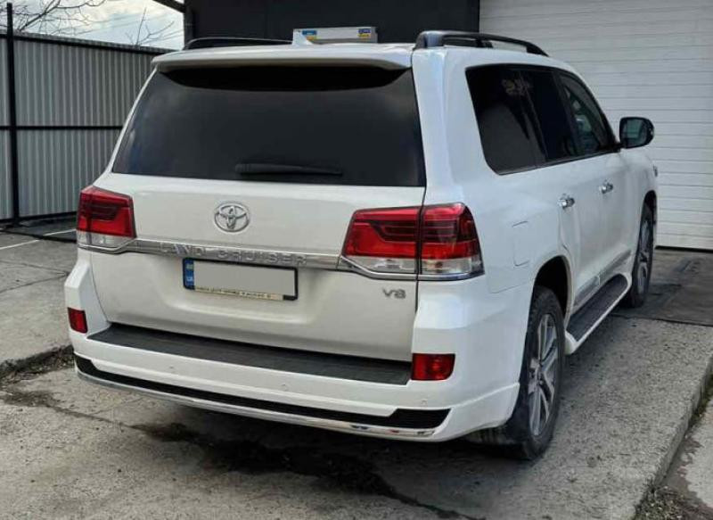 Купити Задній бампер 2016-2025 під фарбування (Китай) для Toyota Land Cruiser 200