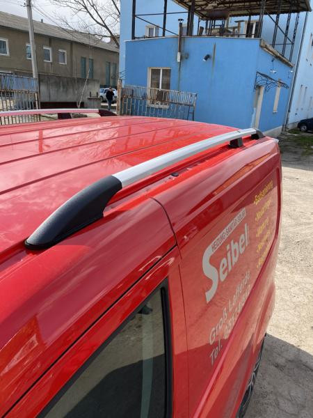 Купити рейлінги Хром Стандартна база, металеві ніжки для Ford Connect 2014-2021 рр