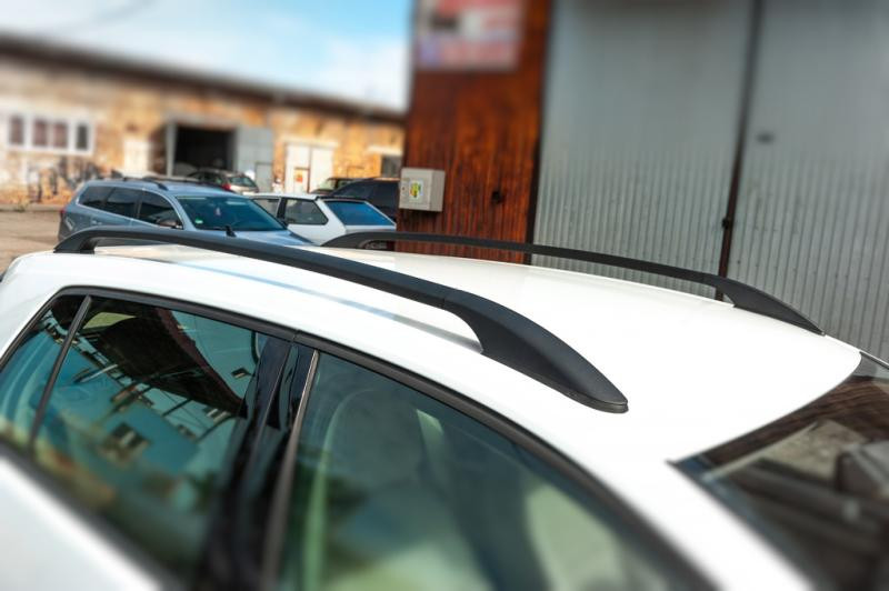 Купити Рейлінги OmsaLine Solid (2 шт, чорні) для Volkswagen Golf 7/E-Golf