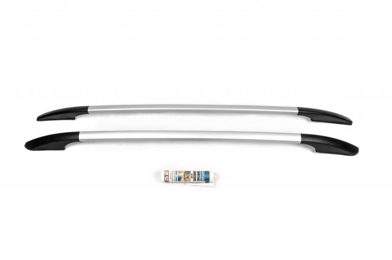 Купити Рейлінги OmsaLine Solid (2 шт, сірі) для Peugeot 5008 2009-2016рр
