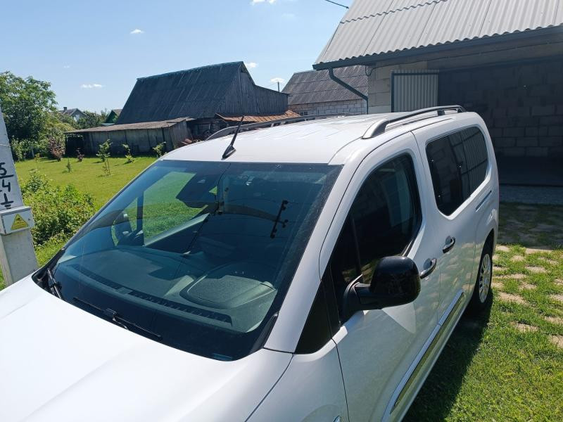 Купити Рейлінги OmsaLine Solid (2 шт, чорні) Коротка база для Toyota Proace City