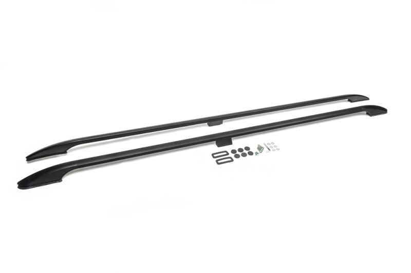 Купити Рейлінги OmsaLine Solid (2 шт, чорні) довга база для Ford Custom 2013-2022 рр