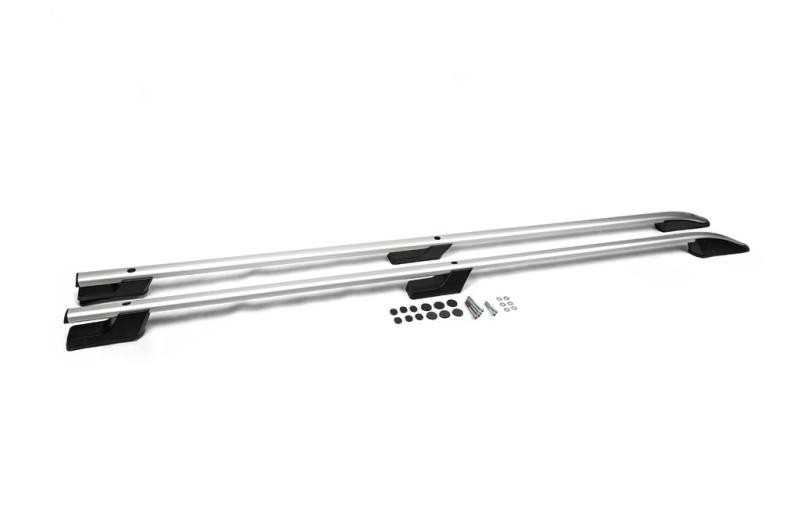 Купити Рейлінги OmsaLine Sport (2 шт, сірі) довга база для Ford Custom 2013-2022 рр