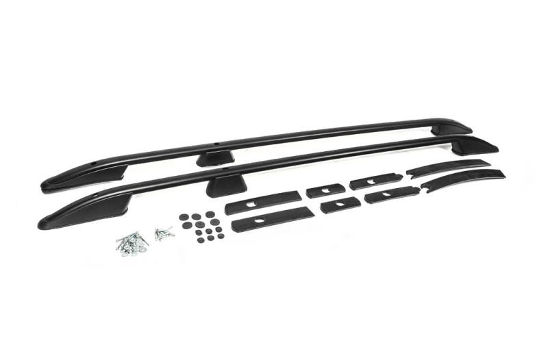 Купити Рейлінги OmsaLine Elegance (2 шт, чорні) Коротка база для Ford Connect 2014-2021 рр