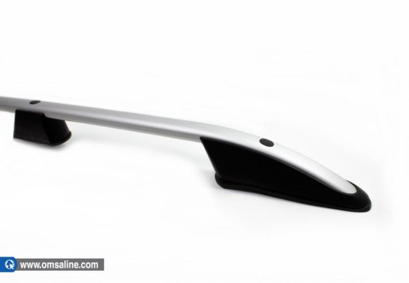 Купити Рейлінги OmsaLine Elegance (2 шт, сірі) для Mitsubishi ASX 2010-2023 рр