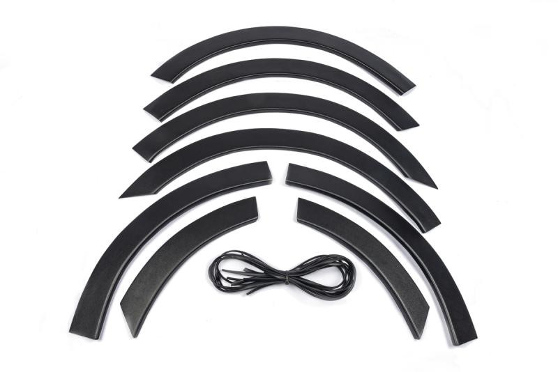 Купити Накладки на арки (4 шт, чорні) SW, Металеві для Renault Megane II 2004-2009 рр