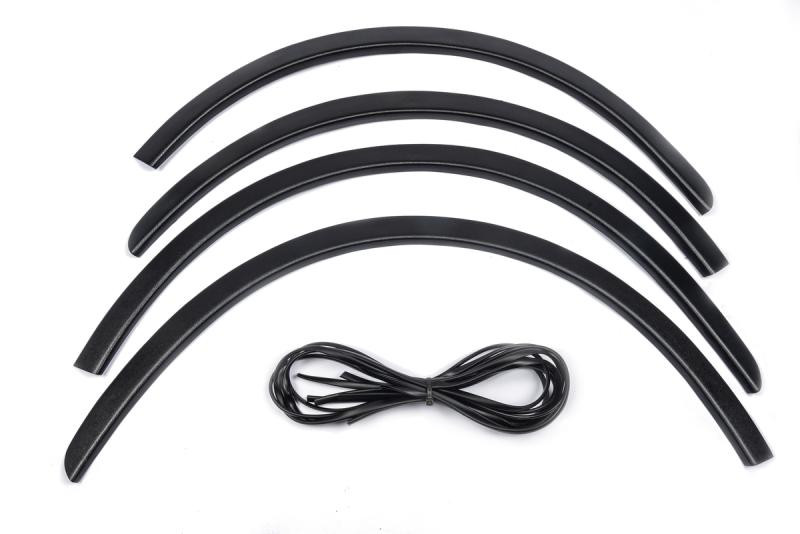 Купить Накладки на арки (4 шт, черные) Металлические для Renault Sandero 2007-2013 гг