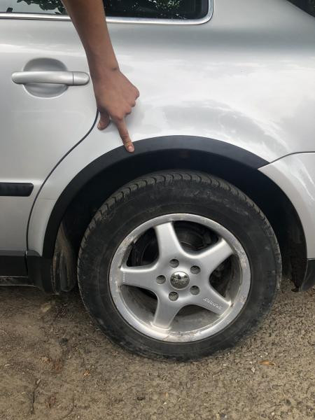 Купить Накладки на арки (4 шт, черные) SW, 1996-2005, ABS для Volkswagen Passat B5