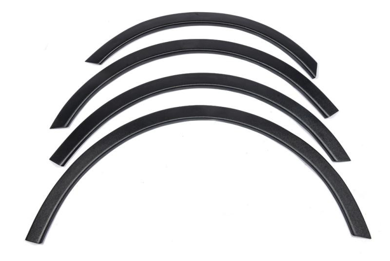 Купити Накладки на арки (чорний мат) Коротка база, 1 бічна (ABS) для Volkswagen Caddy 2015-2020 рр