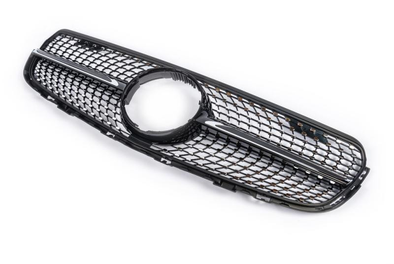 Купити Передня решітка Diamond Black (2015-2019) Без місця під камеру для Mercedes GLC X253
