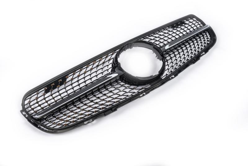 Купить Передняя решетка Diamond Black (2015-2019) С местом под камеру для Mercedes GLC X253