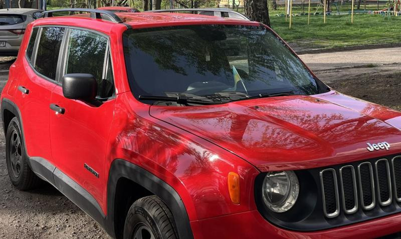 Купити Рейлінги Skyport (чорний мат) для Jeep Renegade