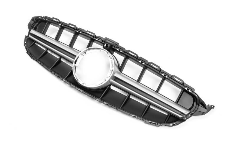 Купить Передняя решетка C63-design (для Avantgarde/AMG-Line/C43 AMG) 2014-2018, с камерой для Mercedes C-сlass W205