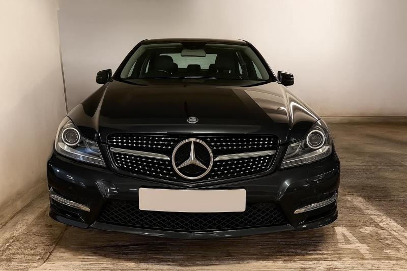 Купити Передня решітка Diamond Silver (для C63) 2012-2015 для Mercedes C-class W204 рр