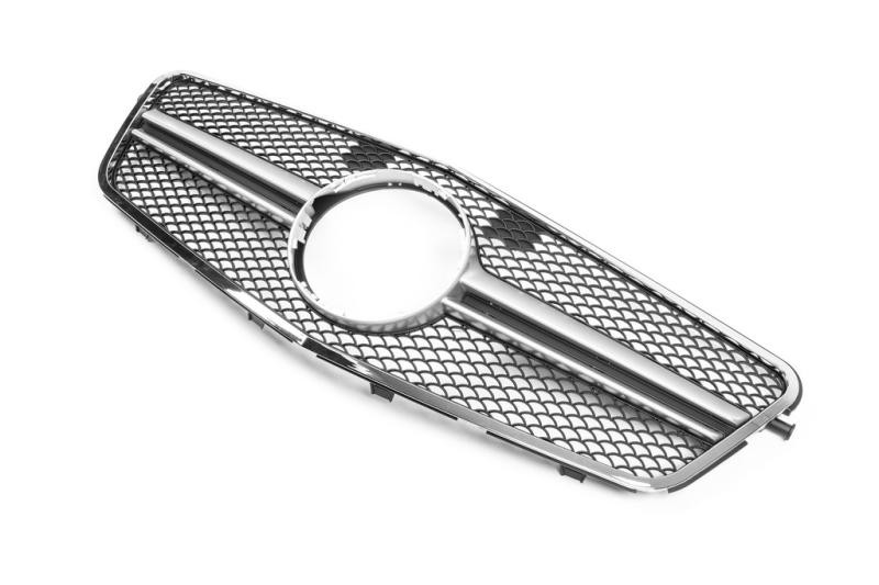 Купить Передняя решетка AMG Silver (2009-2012) для Mercedes E-сlass W212