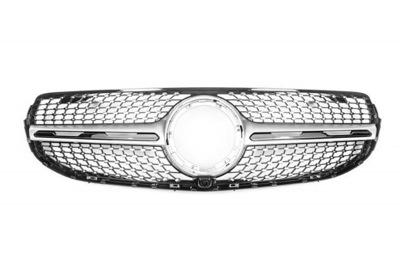 Купити Передня решітка Diamond Silver (2020-2025) для Mercedes GLC coupe C253