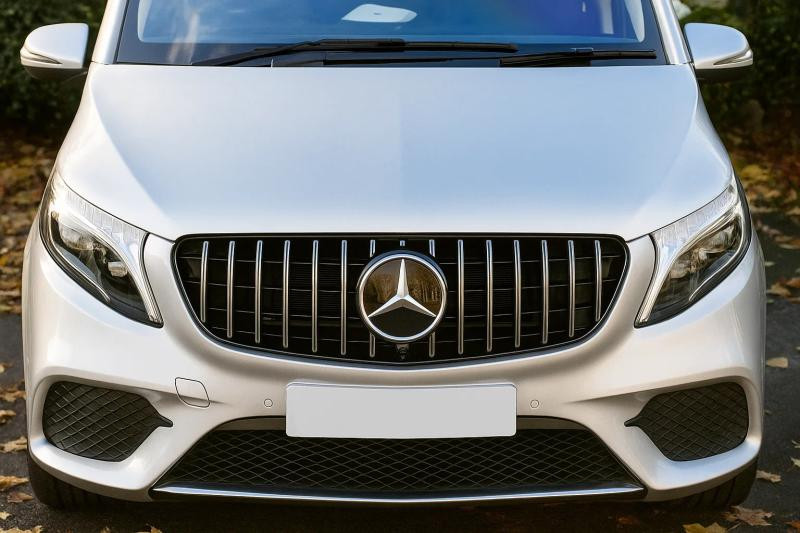 Купити Передня решітка GT Panamericana Chrome (2019-2023 для V-class) для Mercedes Vito / V-class W447 2014- рр