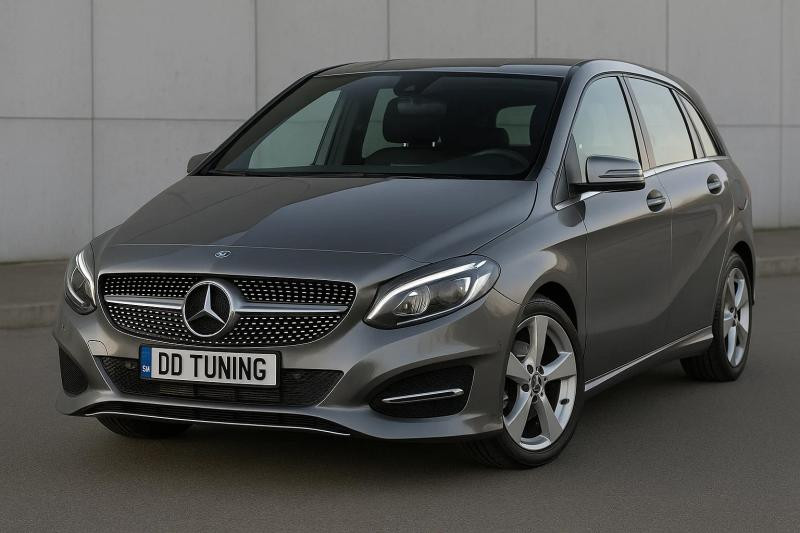 Купити Передня решітка Diamond Silver (2015-2018) для Mercedes B-class W246 рр