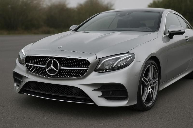 Купити Передня решітка Diamond Black (для 2016-2020) Без місця під камеру для Mercedes E-class coupe C238