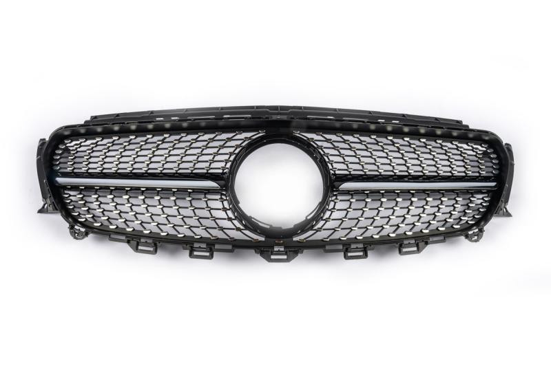 Купити Передня решітка Diamond Black (для 2016-2020) Без місця під камеру для Mercedes E-class coupe C238