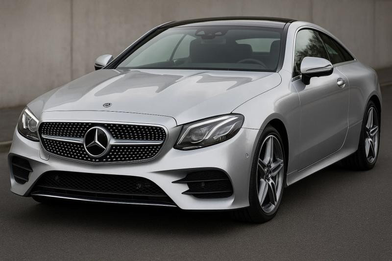 Купити Передня решітка Diamond Silver (AMG Line, 2020-2024) Без місця під камеру для Mercedes E-class coupe C238