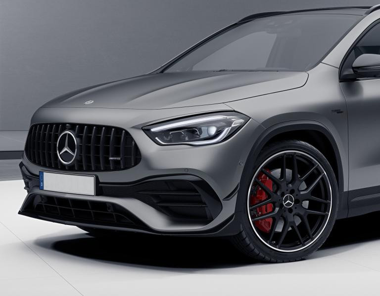 Купити Передня решітка Panamericana GT (для AMG Line) Без місця під камеру для Mercedes GLA H247 2020- рр
