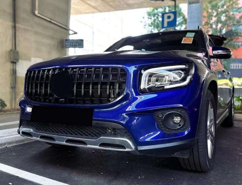 Купить Передняя решетка GT С местом под камеру для Mercedes GLB X247 2019- рр