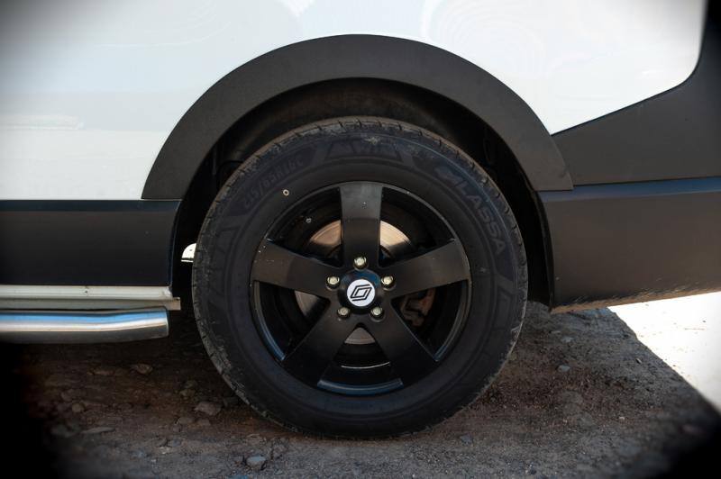 Купить Накладки на арки (6 шт, черные, ABS) для Nissan NV300/Primastar 2016-гг