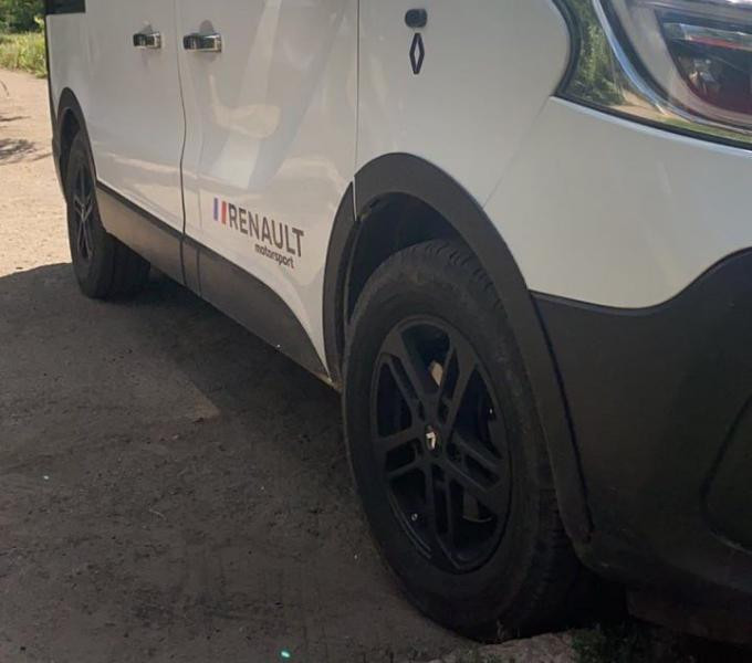 Купить Накладки на арки (6 шт, черные, ABS) для Nissan NV300/Primastar 2016-гг