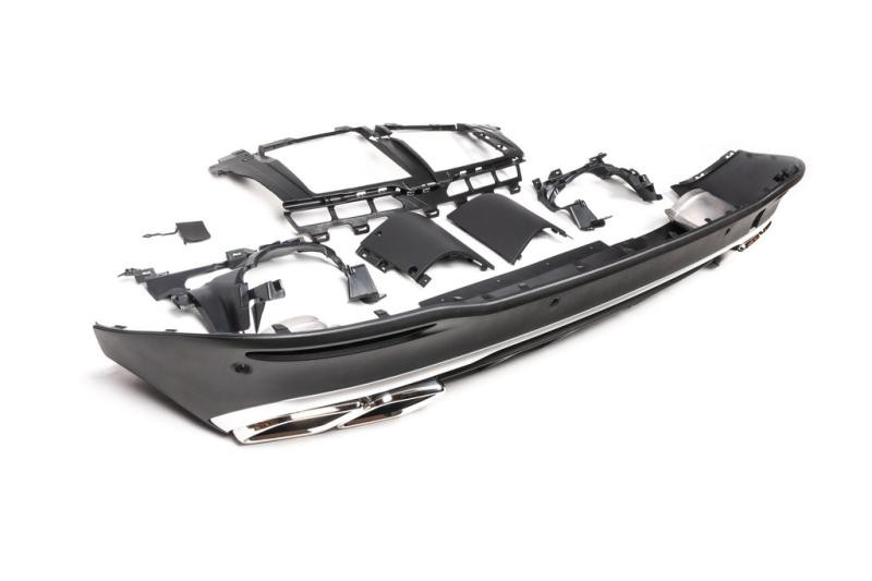 Купить Задний диффузор GLS63 AMG (с насадками Chrome) для Mercedes GLS X167