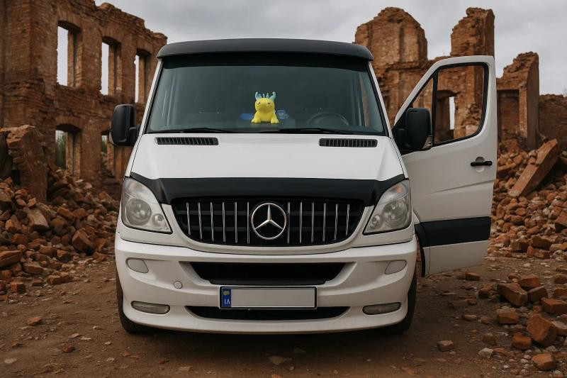 Купити Передня решітка GT Panamericana Chrome (2006-2013) для Mercedes Sprinter W906 рр