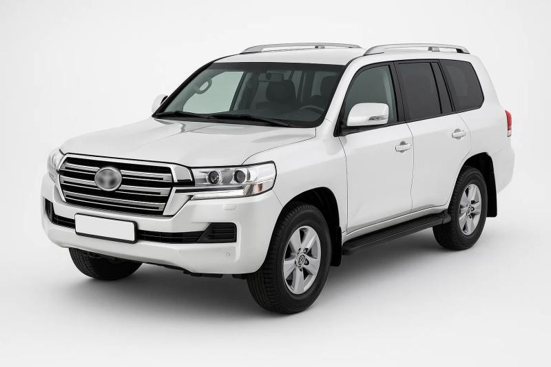 Купити Рейлінги оригінальний дизайн Grey (2 шт) для Toyota Land Cruiser 200