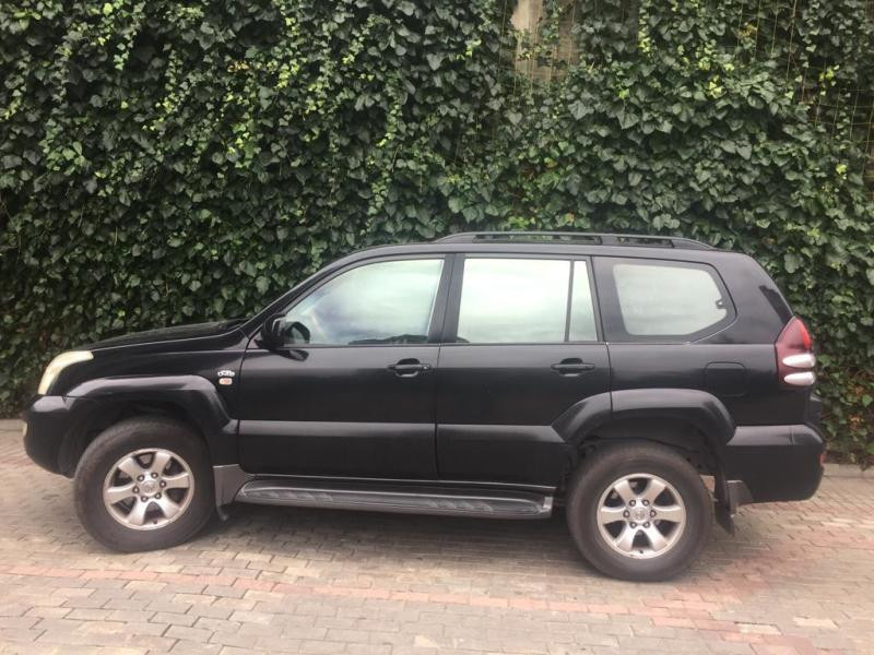 Купити Рейлінги Skyport Black (2 шт) для Toyota Land Cruiser Prado 120