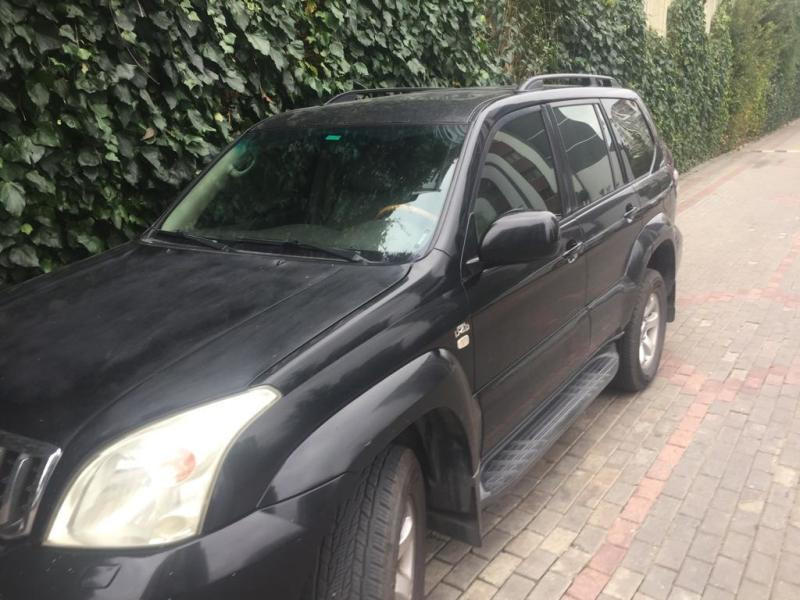 Купити Рейлінги Skyport Black (2 шт) для Toyota Land Cruiser Prado 120