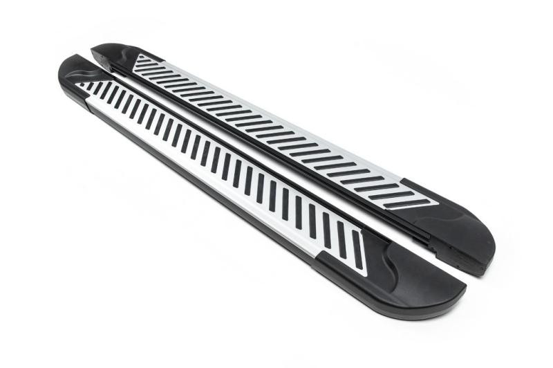 Купить Боковые пороги Line (2 шт., алюминий) для Jeep Cherokee/Liberty 2002-2007 гг