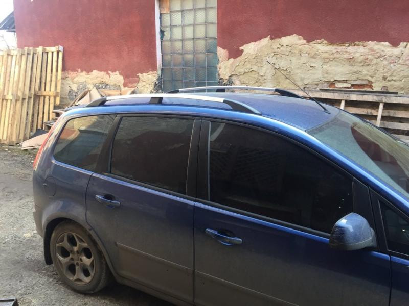 Купить Рейлинги Хром Пластиковые ножки для Ford C-Max 2004-2010 гг