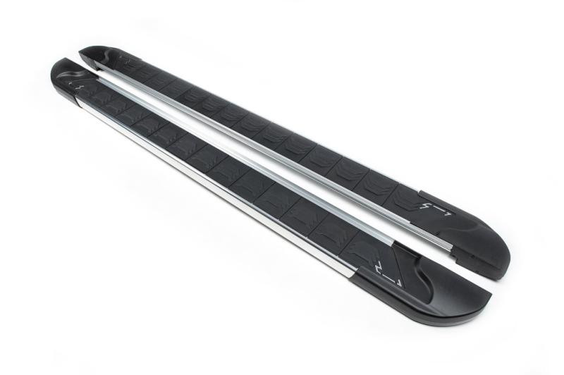 Купить Боковые пороги RedLine (2 шт., алюминий) для Jeep Cherokee/Liberty 2007-2013 гг