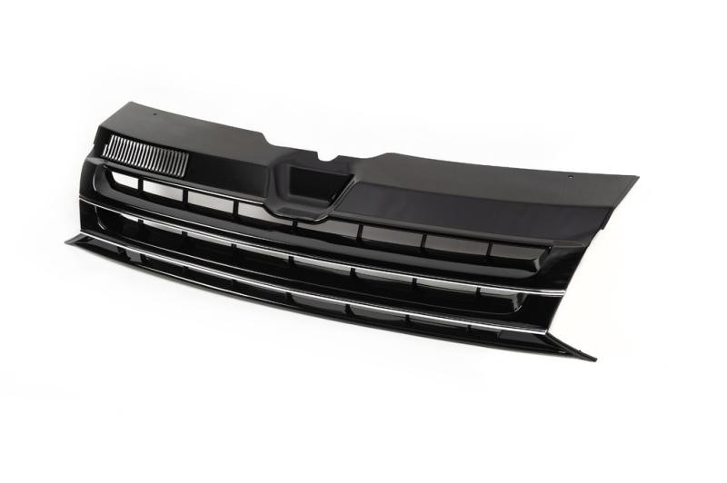 Купить Передняя решетка Черный глянец (без эмблемы) для Volkswagen T5 2010-2015 гг