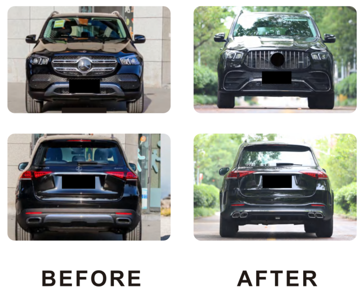 Купити Комплект обвісів AMG GLE63 (з повним заднім бампером) для Mercedes GLE W167