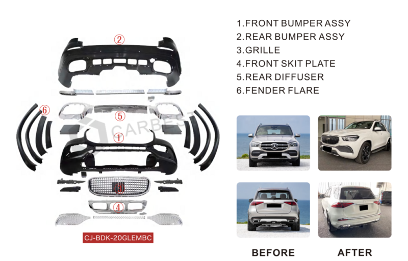 Купити Комплект обвісів Maybach для Mercedes GLE W167