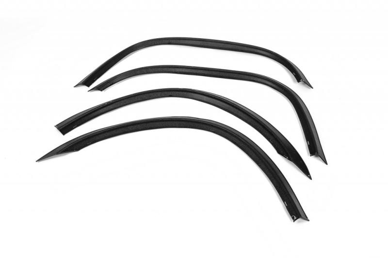 Купить Накладки на арки (2003-2007, 4 шт, черные, нерж) для Peugeot Expert