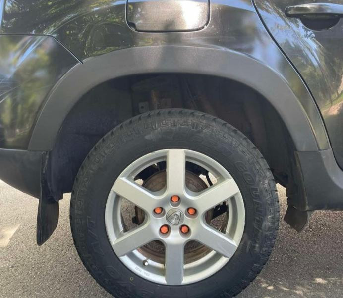 Купить Накладки на арки (4 шт, черные ABS) для Renault Duster 2008-2017 гг