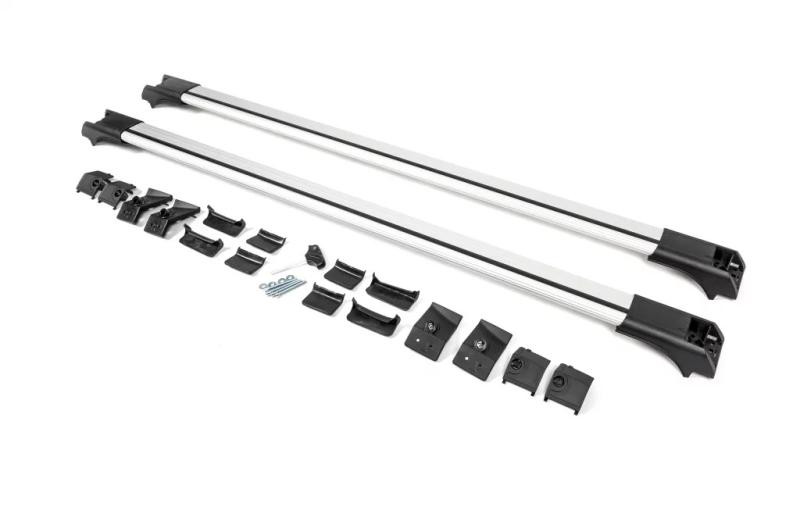 Купить Перемычки на рейлинги без ключа Flybar V1 (2 шт) до 110 см, Черный для Volkswagen Touareg 2002-2010 гг