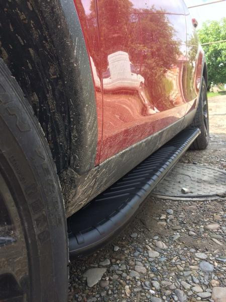 Купити Бокові пороги Bosphore Black (2 шт., Алюміній) 2014-2019 для Land Rover Discovery Sport