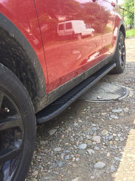 Купити Бокові пороги Bosphore Black (2 шт., Алюміній) 2014-2019 для Land Rover Discovery Sport