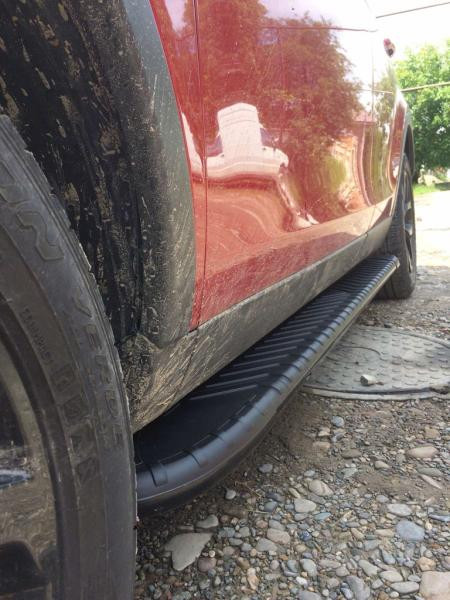 Купити Бокові пороги Bosphore Black (2 шт., Алюміній) 2014-2019 для Land Rover Discovery Sport