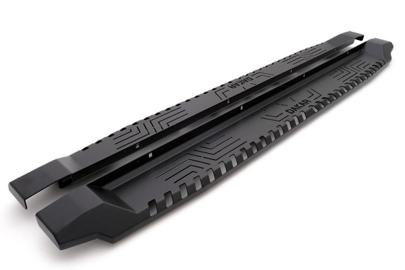 Купить Боковые пороги Dakar V1 без LED (2 шт, металл) для Fiat Fullback 2016- гг